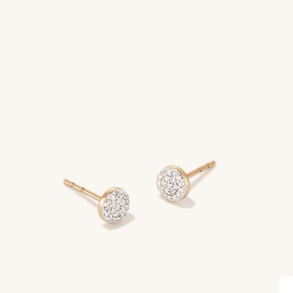 Mejuri Jewelry - Mejuri Pavé Diamond Round Studs